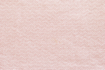 Light pink cotton boucle fabric texture as background