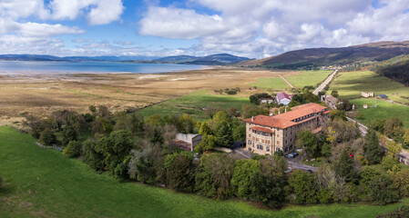 Obraz premium Corconte Spa, Ebro reservoir, Cantabria-Burgos, Spain
