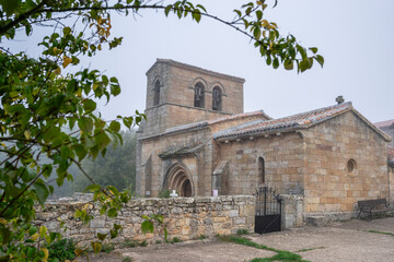 Church of Santa Juliana, 13th century, village of Corvio.Romanesque temple, Palencia, Castile and Leon, Spain