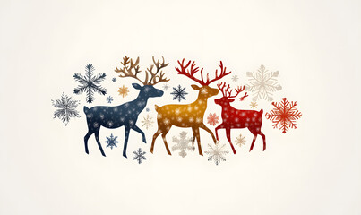 Christmas and New Year designs with festive ornaments, golden snowflakes, cozy wreaths, and sparkling holiday accents for wallpaper and greeting cards