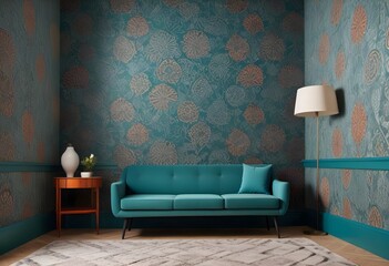 Doodle patterned wallpaper graphics ,Interior,