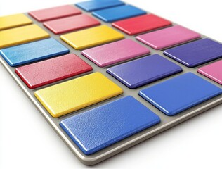 Photo Editing Software concept. minimal design. 3d rendering , isolated on white background,  , copy space, copy space for text,