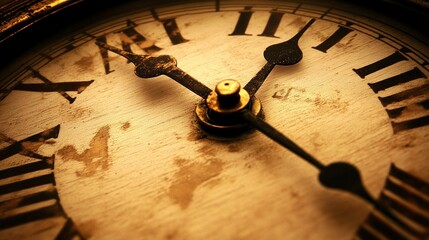 Clock showing time urgency, a reminder of life's fleeting moments and the importance of making the...