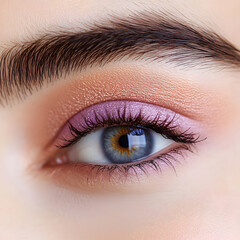 Obraz premium Elegant High-Fashion Beauty Portraits with Radiant Skin, Glamorous Makeup, and Luxurious Skincare Glow.