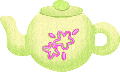 Teapot green