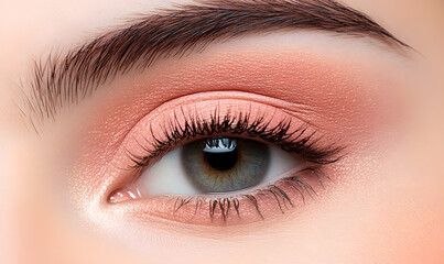 Obraz premium Elegant High-Fashion Beauty Portraits with Radiant Skin, Glamorous Makeup, and Luxurious Skincare Glow.