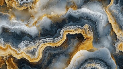 Fototapeta premium Abstract Marble Texture with Rich Gold, Gray, and White Veins for Stunning Backgrounds, Luxury Designs, and Artistic Inspirations
