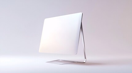 A standalone desktop monitor with edge-to-edge glass screen, ultra-thin bezel, and a sleek base; isolated in plain white space