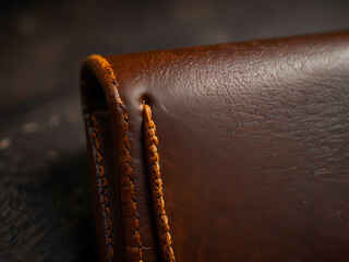 Obraz premium Elegant Leather Handbag on Textured Background