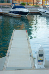  Yacht Club in Dubai Marina. UAE. November 16, 2012