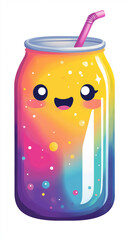 Fototapeta premium colorful cute water cans 
