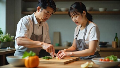 요리 배우는 즐거운 순간
Joyful Moments of Learning to Cook