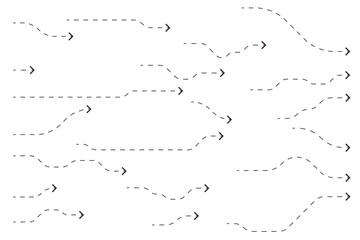 arrow line symbol element icon sketch hand doodle design vector. arrows set shape sign drawn curve pen pencil black pointer. arrow cute mark brush graphic illustration scribble down direction.