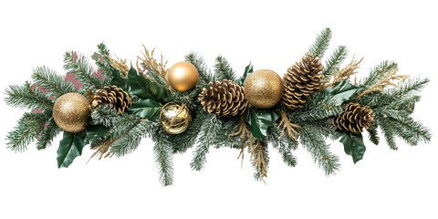 christmas ornaments on transperant background.