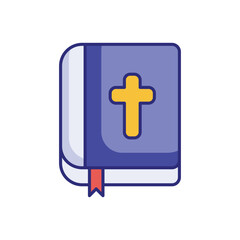 Holy Bible vector icon