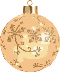 Christmas Ball Vector. Christmas Decoration Ball