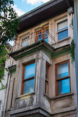 traditional old wooden building in istanbul