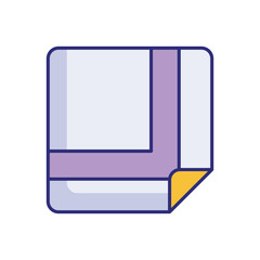 Handkerchief vector icon
