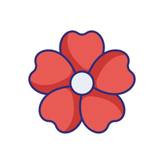 Flower Petals vector icon