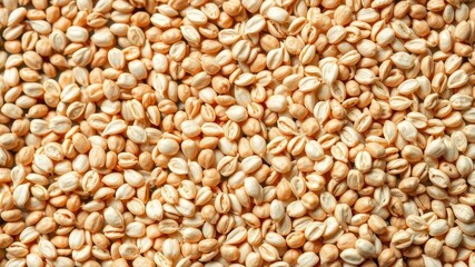 Fototapeta premium Close-up shot of a variety of grains such as rice, quinoa, and barley, showcasing their unique textures, rustic, natural, ingredient