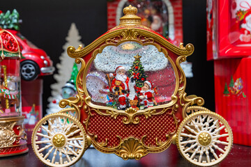 Christmas Celebrations and Decorations Background Photo, Uskudar Istanbul, Turkiye (Turkey)