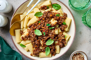 Lentil bolognese
