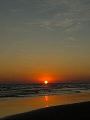 sunset at the beach