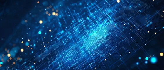 Obraz premium Abstract technology background showcasing hi-tech communication concepts and innovative digital design elements vector illustration for modern technology and innovation projects