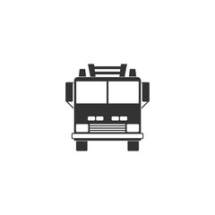 Fire truck icon isolated on transparent background