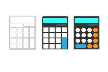 Calculator, symbol, icon, finance, math