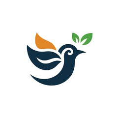 Obraz premium bird logo vector