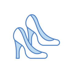 Wedding Shoes vector icon