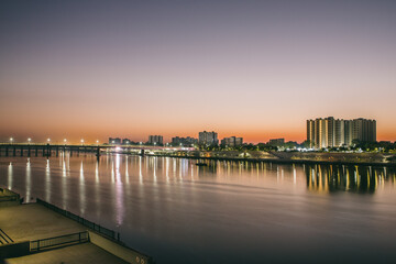 Ahmedabad Waterfront - Photos of River Sabarmati at dawn and sunrise. Images of the the city of...