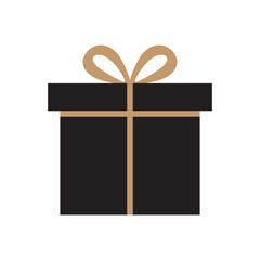 gift box with  ribbon christmas present , birthday, valentine concept