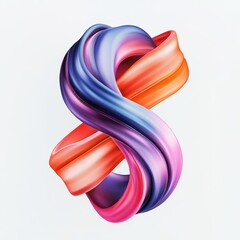 Swirling geometric shapes merging in a spectrum of neon hues, creating a mesmerizing flow