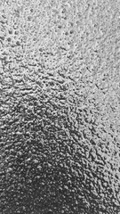 Ice texture close-up. Black and white monochrome. Selective focus