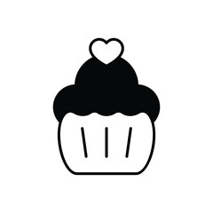 Cupcakes vector icon