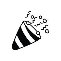 Confetti vector icon