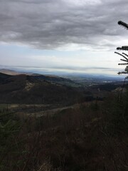 clouds over the mountains
