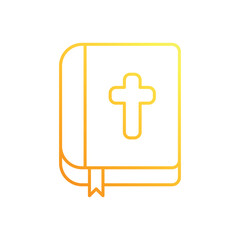 Fototapeta premium Holy Bible vector icon
