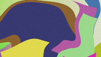 Futuristic Poster Design Featuring a Vibrant Gradient Background with Smooth Fluid Shapes and Grainy Texture – A Modern Visual Experience with Colorful Noise Effects