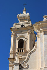 Obraz premium Facade of the Sanctuary Mater Domini of Laterza, Taranto, Puglia, Italy