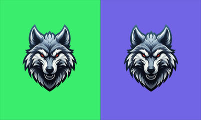 Wolf Mascot Logo Design