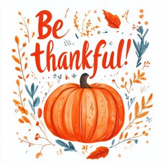 Naklejka premium Greeting card design for thanksgiving holiday.