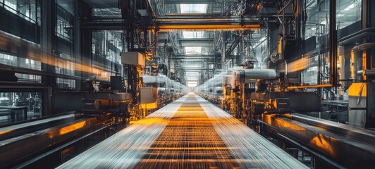 Fototapeta premium Industrial Factory Machinery