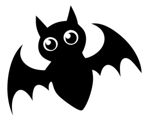 silhouette bat vector art, bat vector illustration