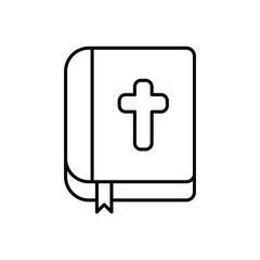 Holy Bible vector icon