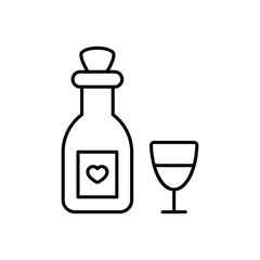 Champagne  vector icon