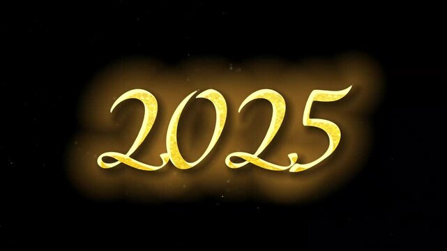 VIDEO 2025, VIDEO DOIS MIL E VINTE E CINCO, COM LUZES, 2025 LETRA DOURADA.