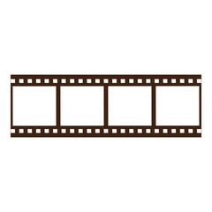 Film Strip Photo Movie Negative Vector Illustration